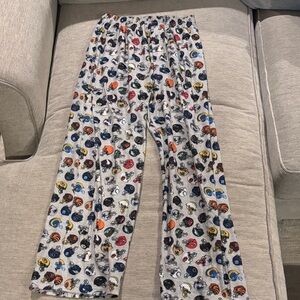 NFL Kids Pajama Bottoms - Gray with Team Logos